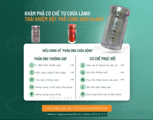phản ứng khi sử dụng higo gnakg,